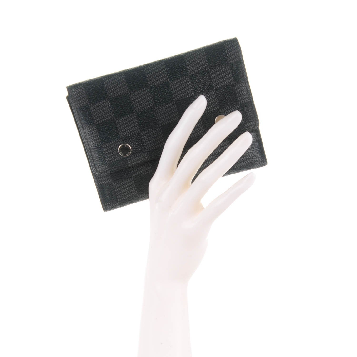 Louis Vuitton Damier Graphite Portefeuille Compact Modulable Wallet 2 of 8