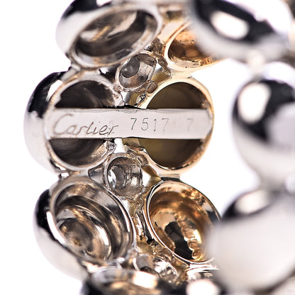 Cartier 18K Yellow White Gold Diamond Bubbles Ring 53 6.25 4 of 4