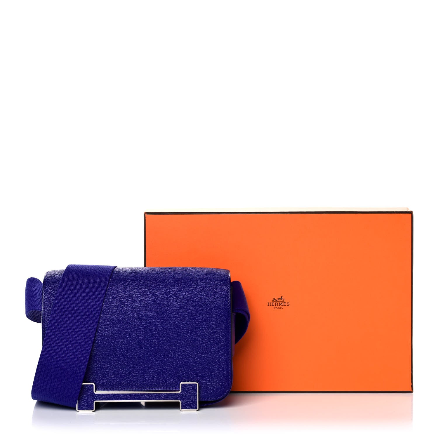 Hermes Chevre Mysore Geta Bleu Electrique 11 of 11