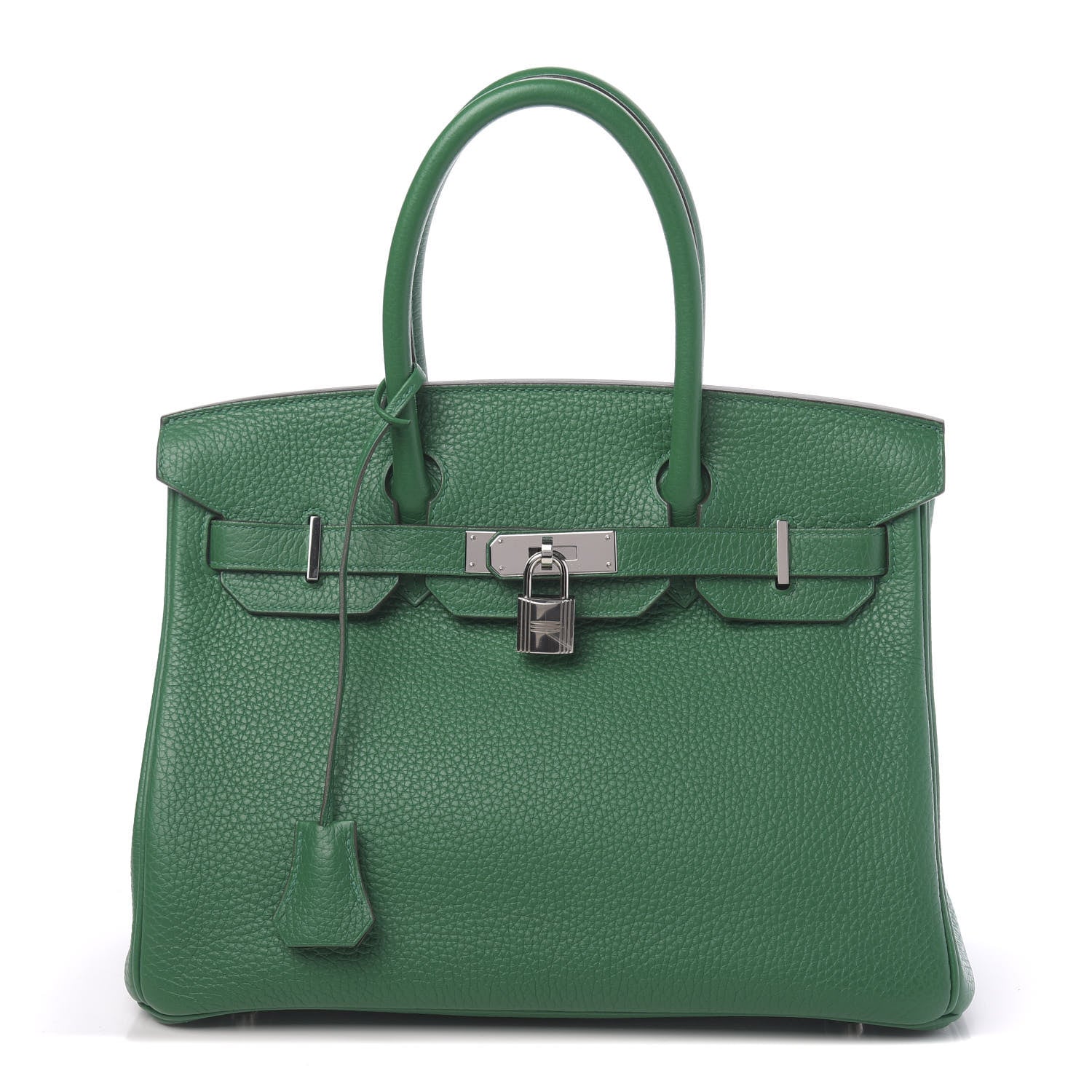 Hermes Taurillon Clemence Birkin 30 Vert Vertigo 1 of 12