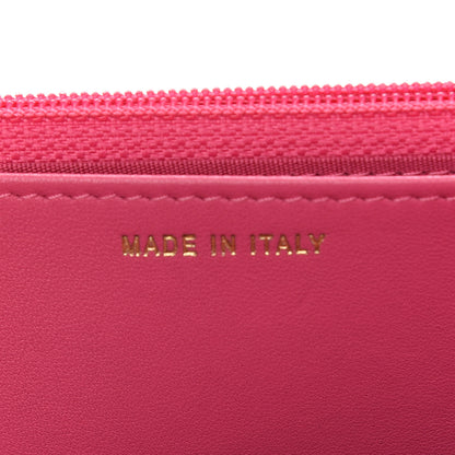 Chanel Jersey Chevron Quilted Trendy CC Wallet On Chain WOC Pink 6 of 9