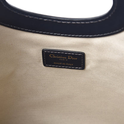 Christian Dior Oblique Fold Over Clutch Blue 8 of 11