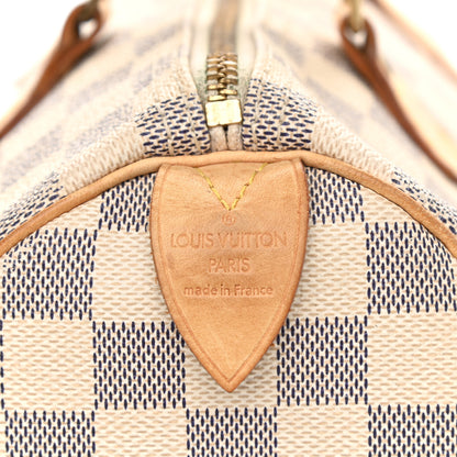 Louis Vuitton Damier Azur Speedy 30 11 of 21