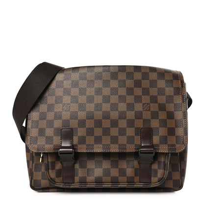 Louis Vuitton Damier Ebene Melville Messenger Bag 1 of 8