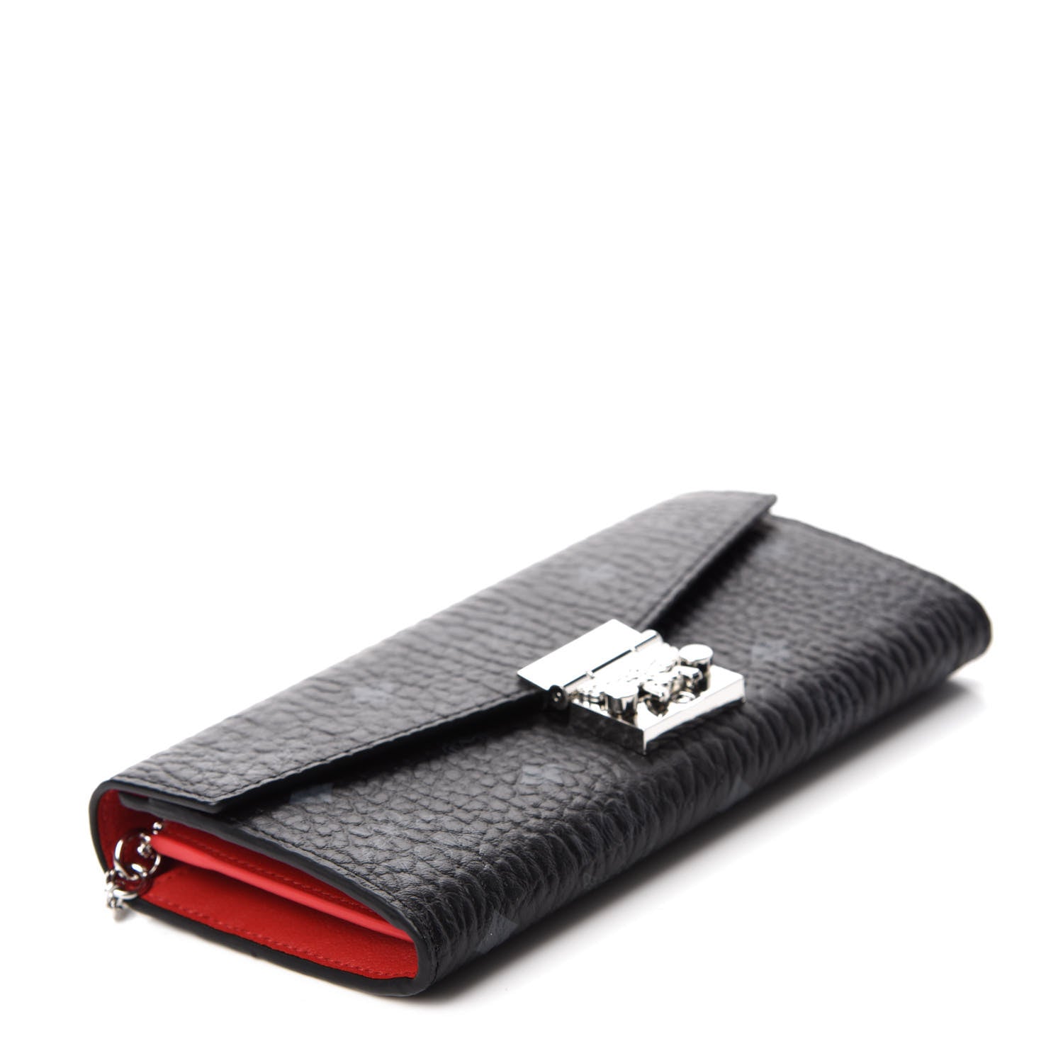 MCM Visetos Large Patricia Wallet On Chain Black 4 of 11