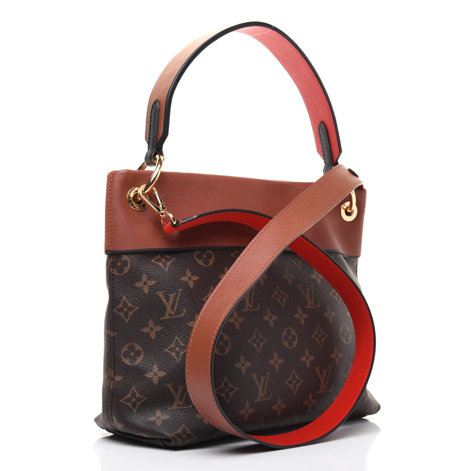 Louis Vuitton Monogram Tuileries Besace Caramel Rouge 3 of 21