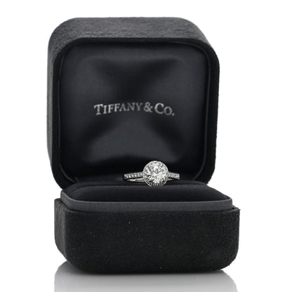 Tiffany Platinum Diamond 1.11ct Soleste Round Brilliant Engagement Ring 52 6 5 of 5