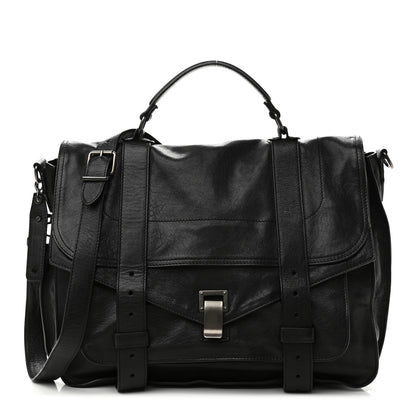 Proenza Schouler Lambskin Medium PS1 Satchel Black 1 of 14