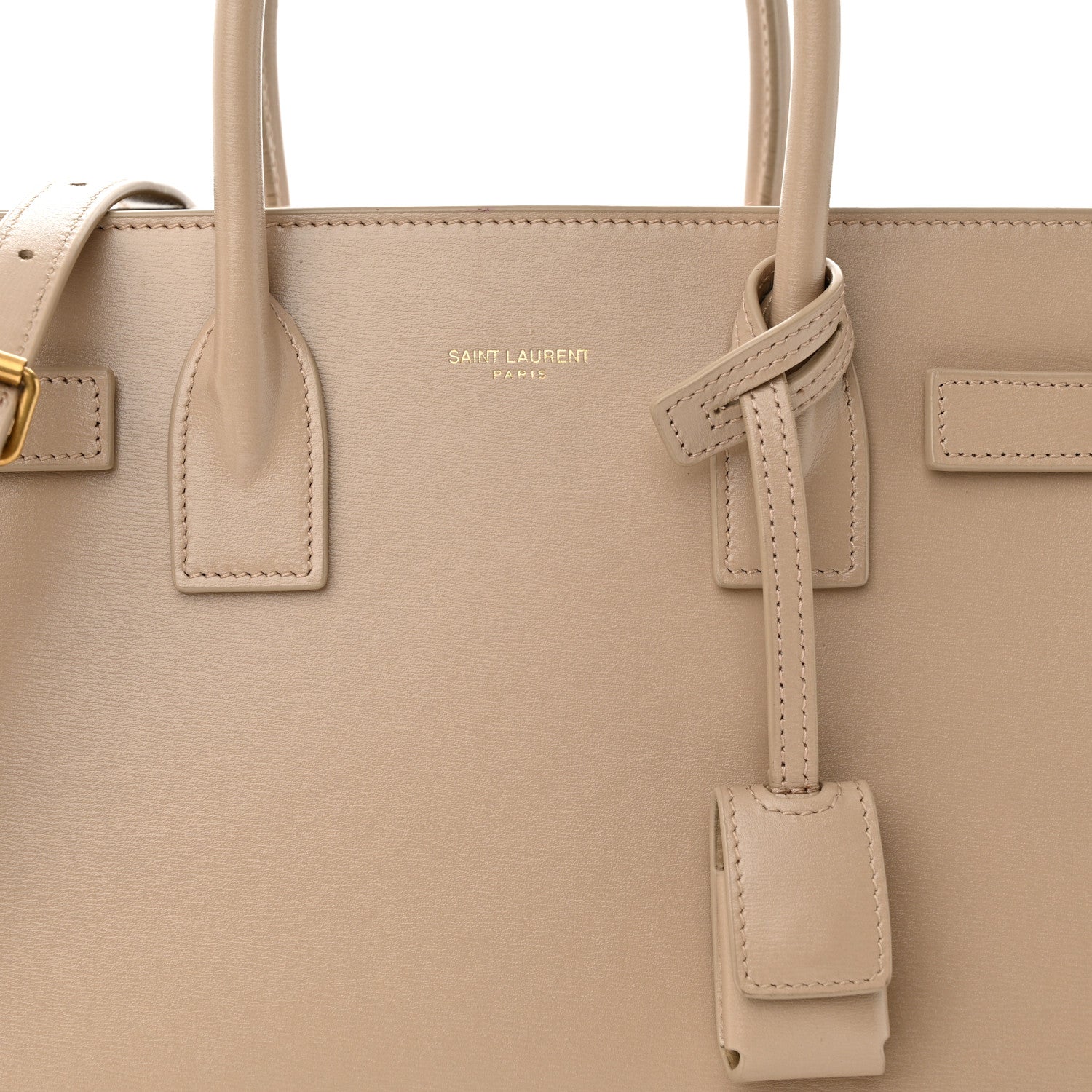 Saint Laurent Calfskin Baby Sac De Jour Dark Beige 7 of 10