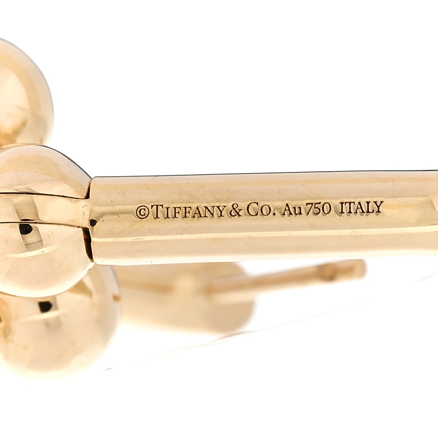 18K Yellow Gold Large HardWear Link Earrings