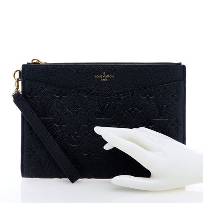 Louis Vuitton Empreinte Pochette Melanie MM Black 2 of 6