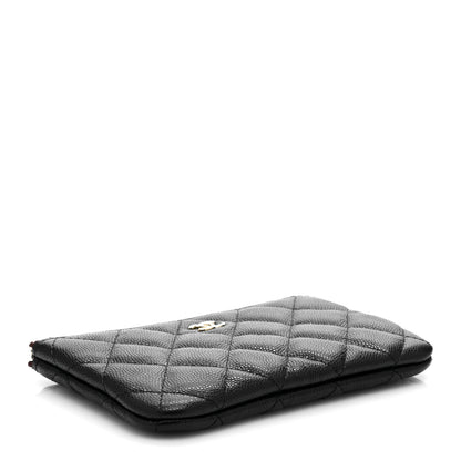 Chanel Caviar Quilted Small Cosmetic Case Black 4 of 8