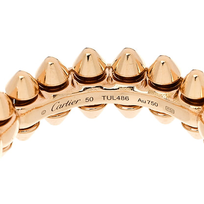 Cartier 18K Pink Gold SM Clash De Cartier Ring 50 5.25 4 of 5