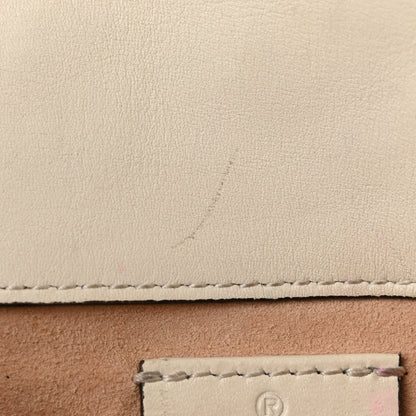 Gucci Calfskin Matelasse Super Mini GG Marmont Shoulder Bag White 14 of 17