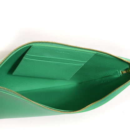 Celine Lambskin Bi-Color Solo Clutch Pouch Palm 6 of 9