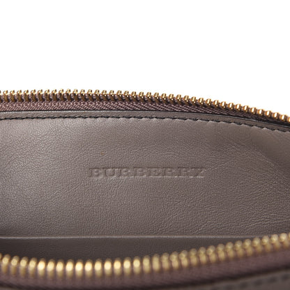 Burberry House Check Derby Peyton Crossbody Clutch Bag Thistle Grey 6 of 8