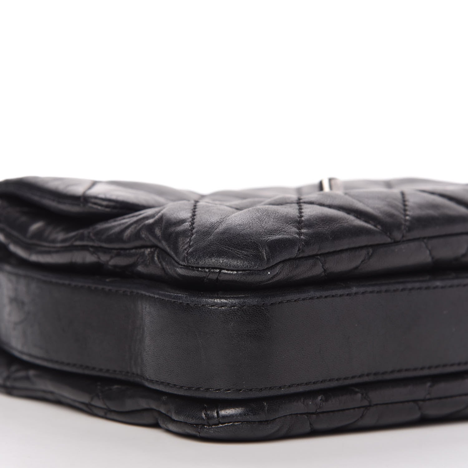 Chanel Lambskin Quilted Mini Chanel 3 Flap Black 6 of 10