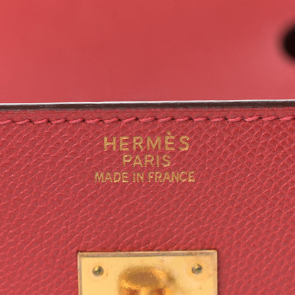 Hermes Epsom Birkin 35 Rouge Casaque 22 of 43