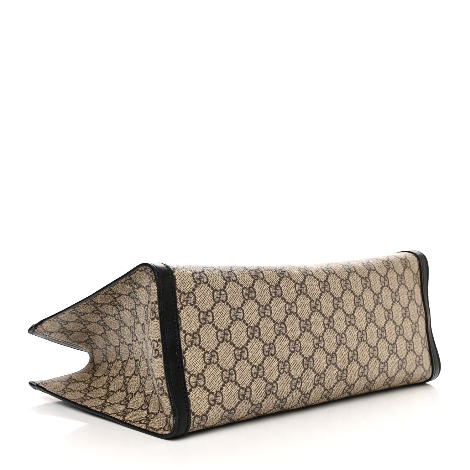 Gucci GG Supreme Monogram Medium Padlock Tote Black 4 of 12