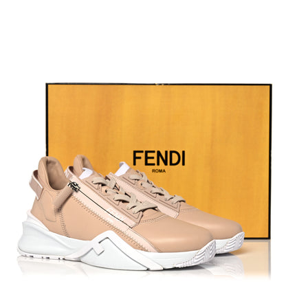Fendi Vitello Fendi Flow Low Top Sneakers 39 Poudre 9 of 9