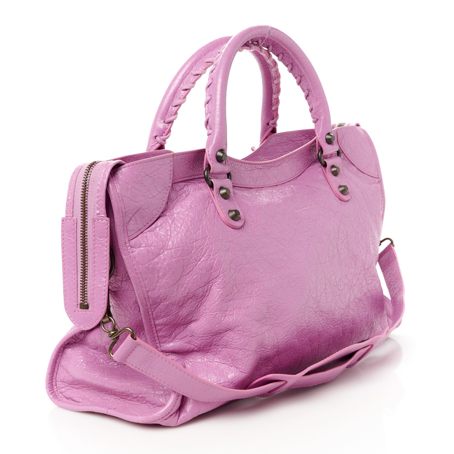 Balenciaga Agneau Classic Hardware City Rose Berlingot 4 of 11