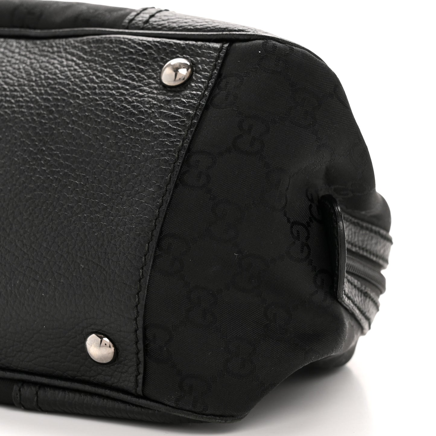 Canvas Monogram Web Princy Boston Black