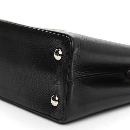 Louis Vuitton Taurillon Capucines PM Black 9 of 9