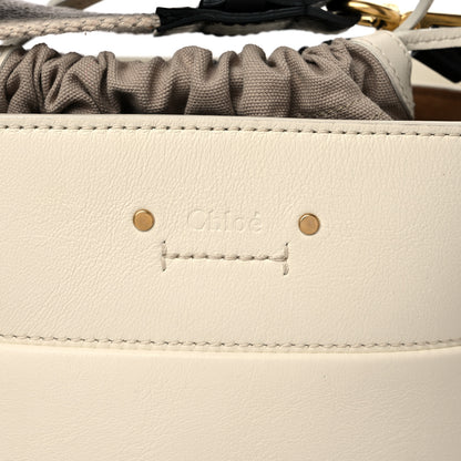 Chloe Smooth Calfskin Mini Roy Bucket Bag Natural White 15 of 18