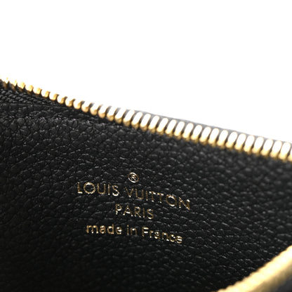 Louis Vuitton Empreinte Monogram Zipped Romy Card Holder Black 6 of 7