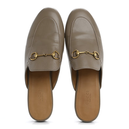 Gucci Malaga Kid Womens Princetown Slippers 38 Mud 2 of 9