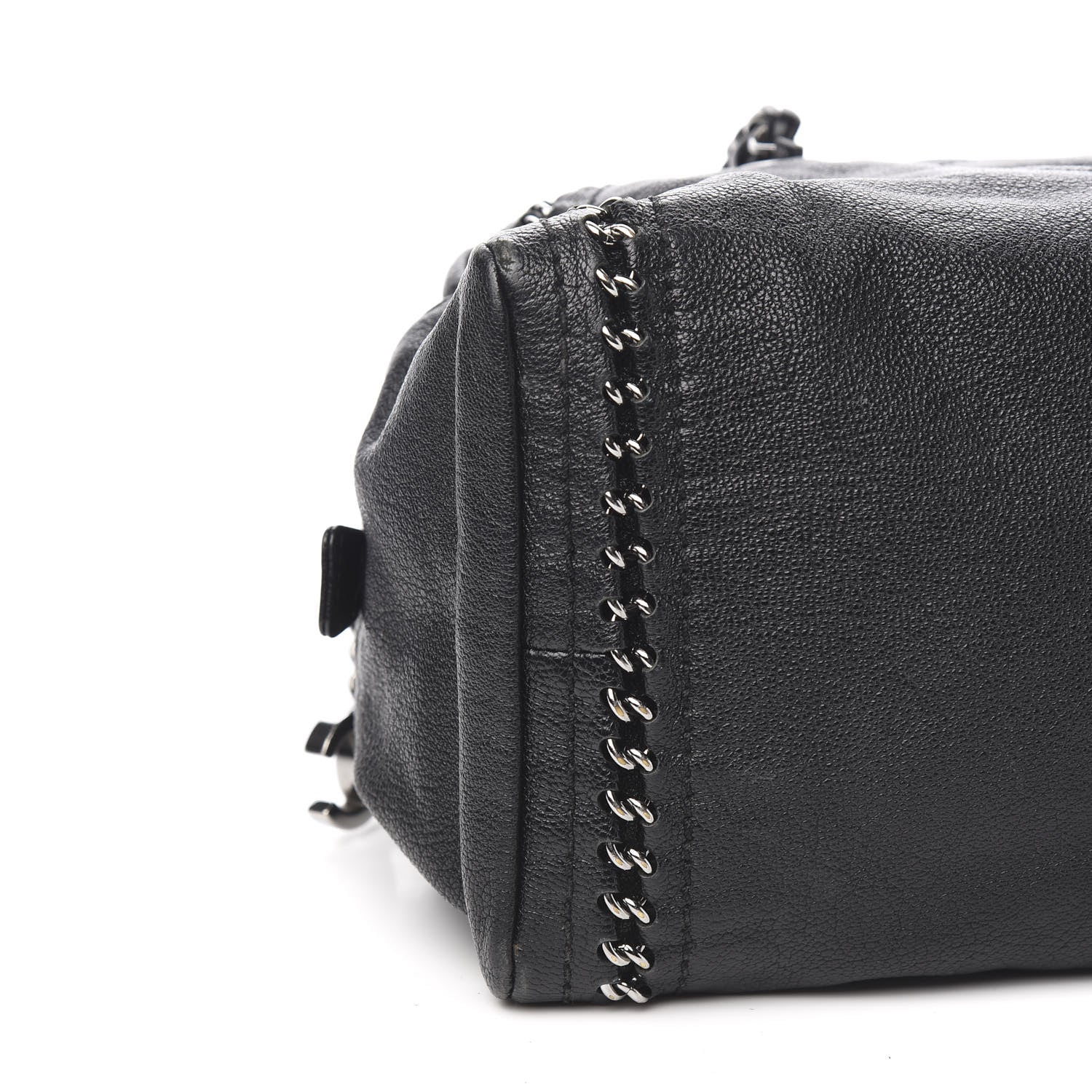 Chanel Goatskin Medium Luxe Ligne Bowler Black 8 of 10