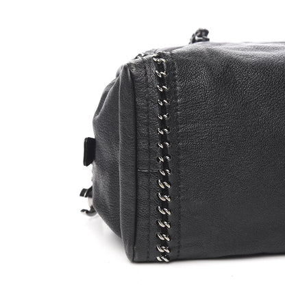 Chanel Goatskin Medium Luxe Ligne Bowler Black 8 of 10