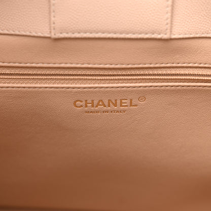 Chanel Caviar Quilted Large Business Affinity Shopping Bag Beige 6 of 15