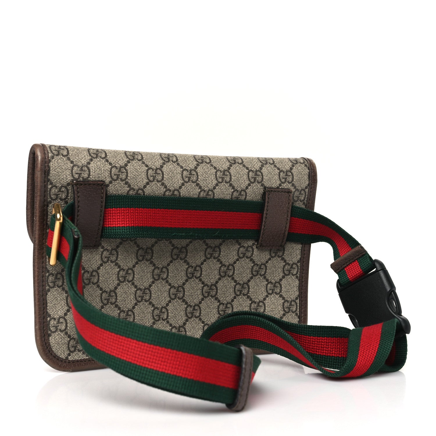 Gucci GG Supreme Monogram Neo Vintage Web Belt Bag Brown 3 of 9