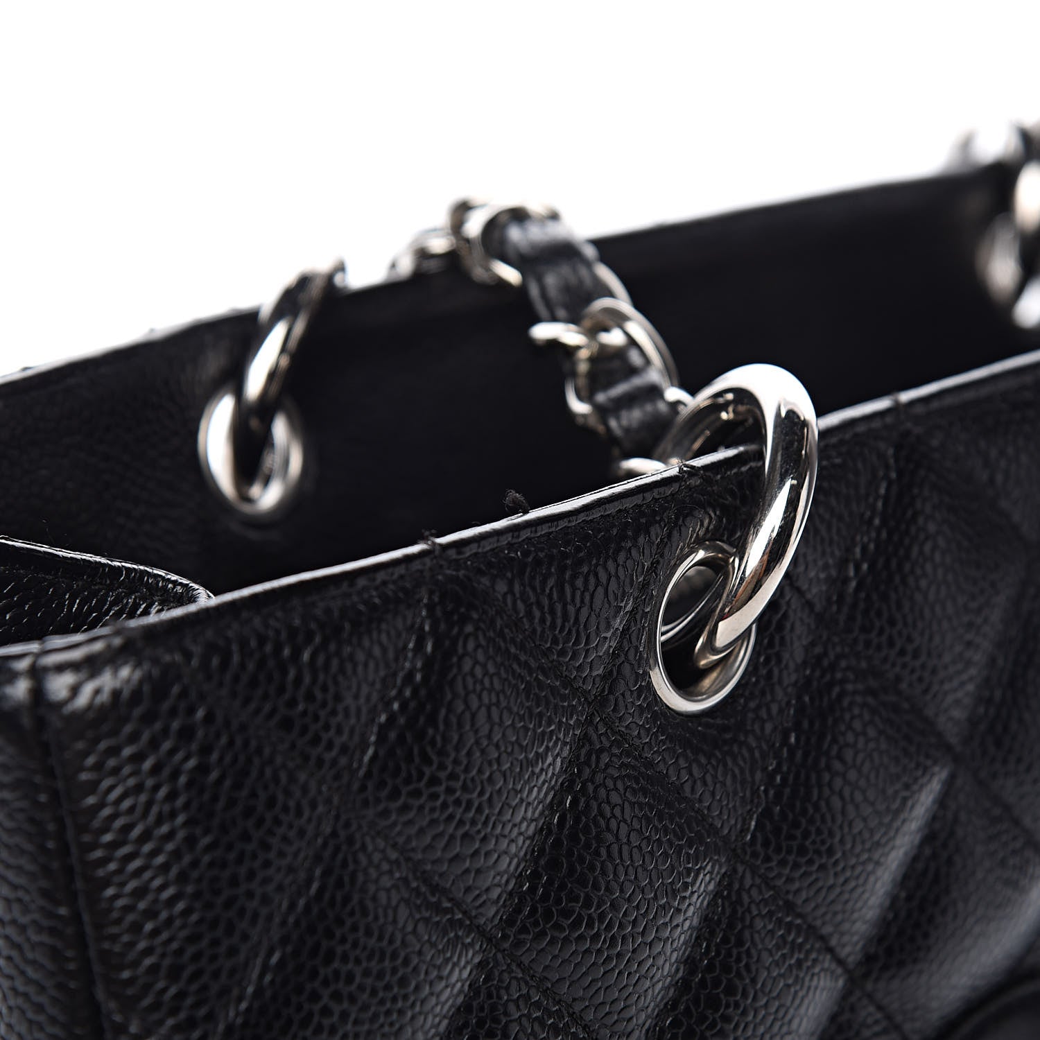 Chanel Caviar Quilted Grand Shopping Tote GST Black 14 of 17