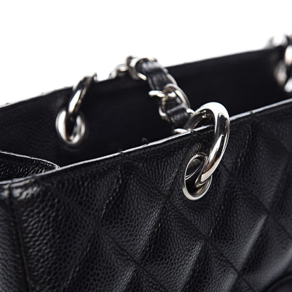 Chanel Caviar Quilted Grand Shopping Tote GST Black 14 of 17