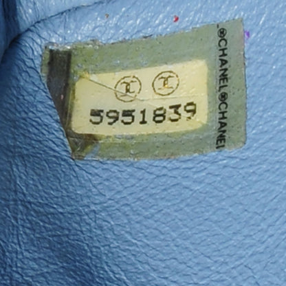 Chanel Jersey Quilted Medium Single Flap Blue 6 of 7