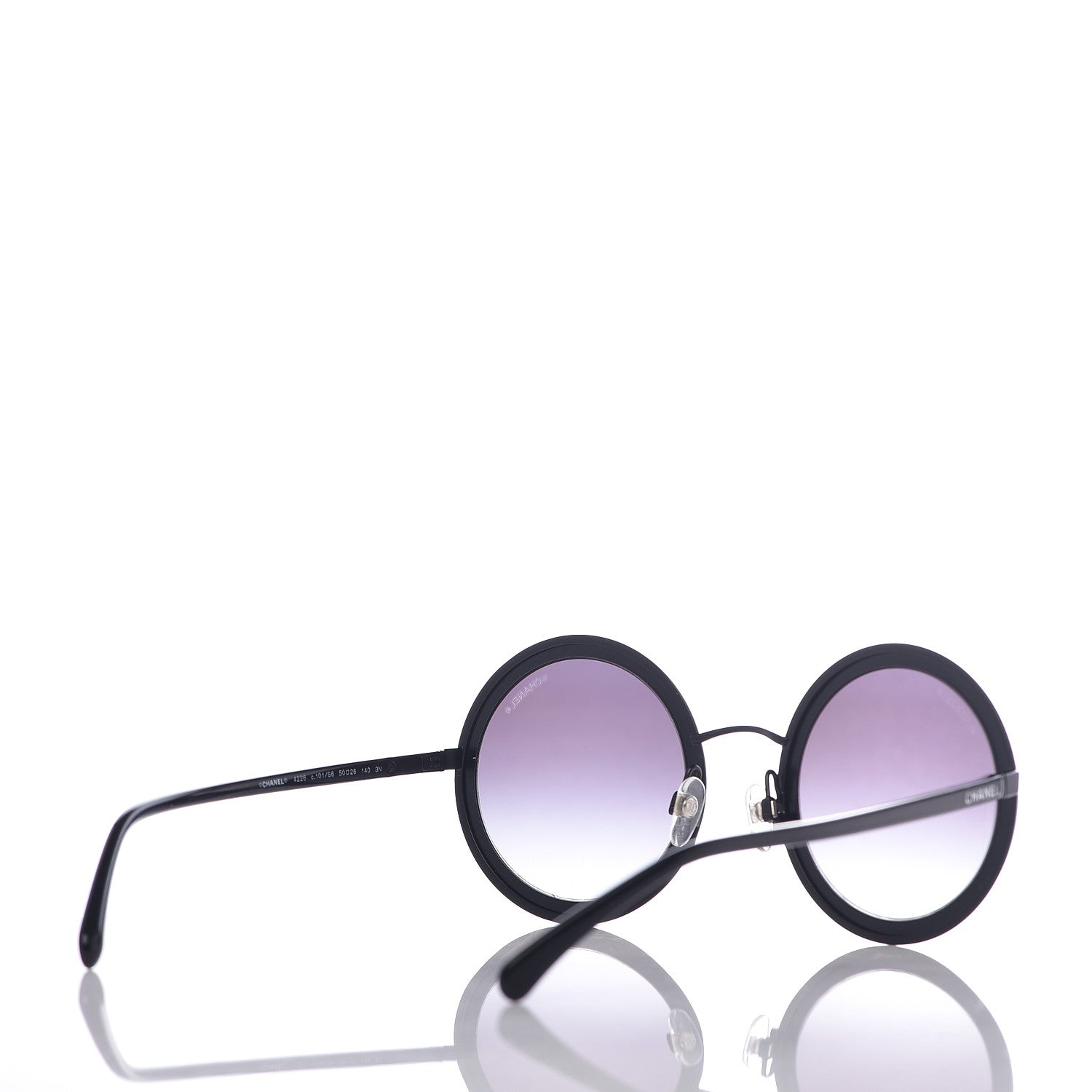 Chanel Round Sunglasses 4226 Black 4 of 7