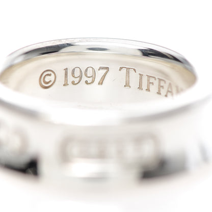 Tiffany Sterling Silver 1837 Band Ring 50 5.25 4 of 6