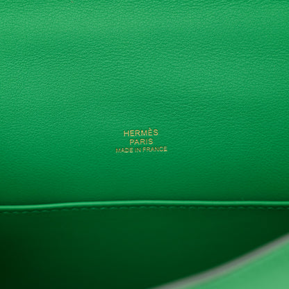Hermes Swift Kelly Pochette Clutch Menthe 7 of 7