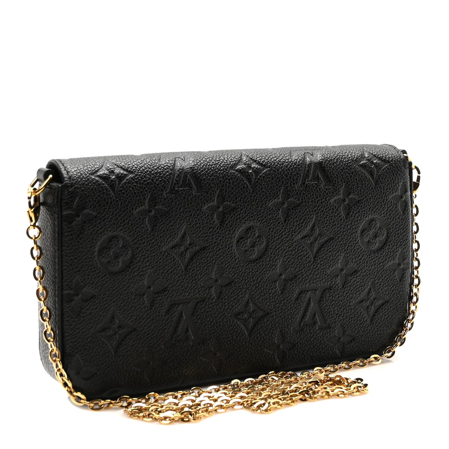 Empreinte Pochette Felicie Chain Wallet Black