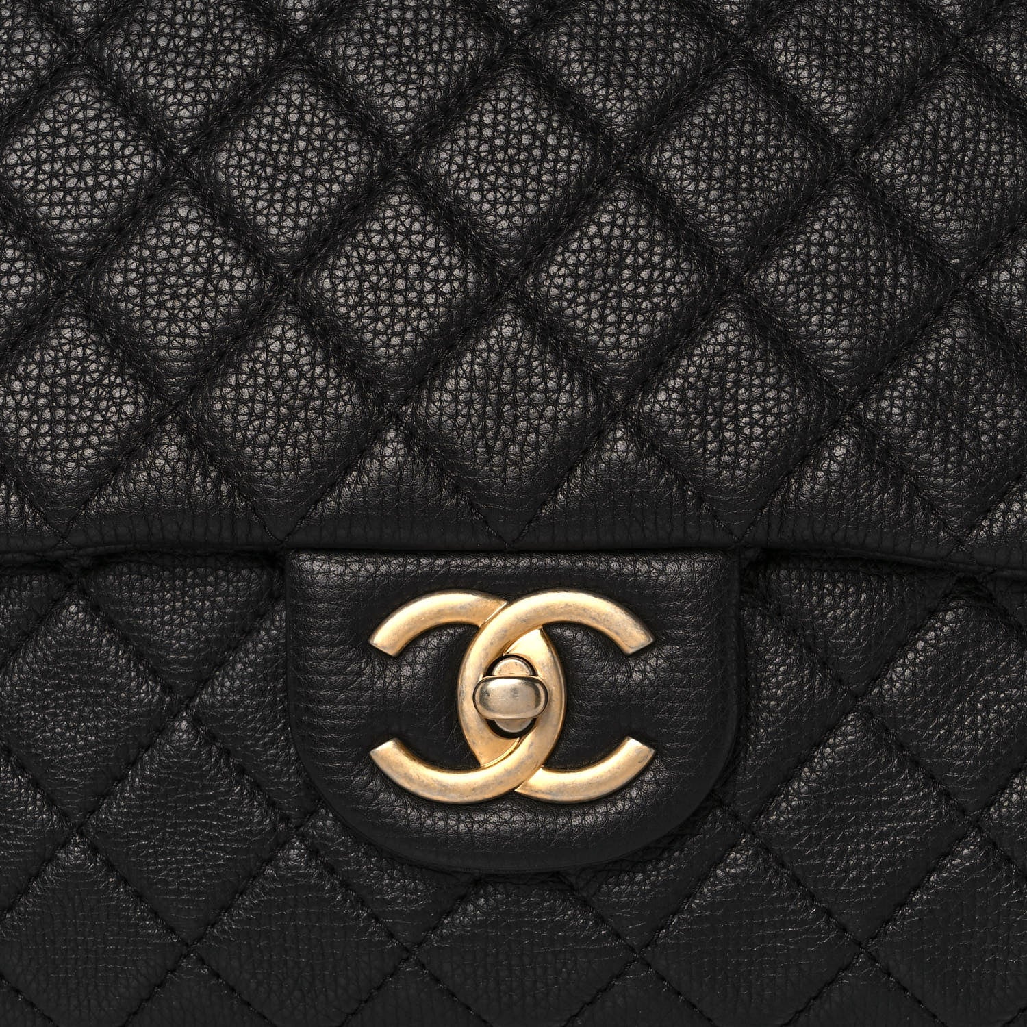 Chanel Calfskin Quilted XXL Travel Flap Bag Black 8 of 12