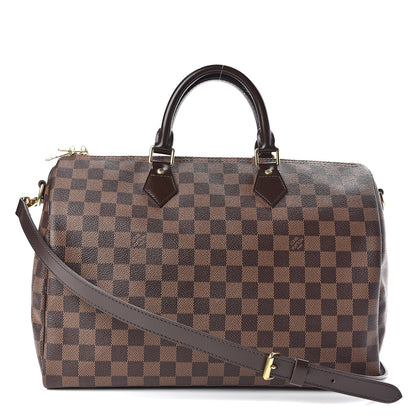 Louis Vuitton Damier Ebene Speedy Bandouliere 35 1 of 10
