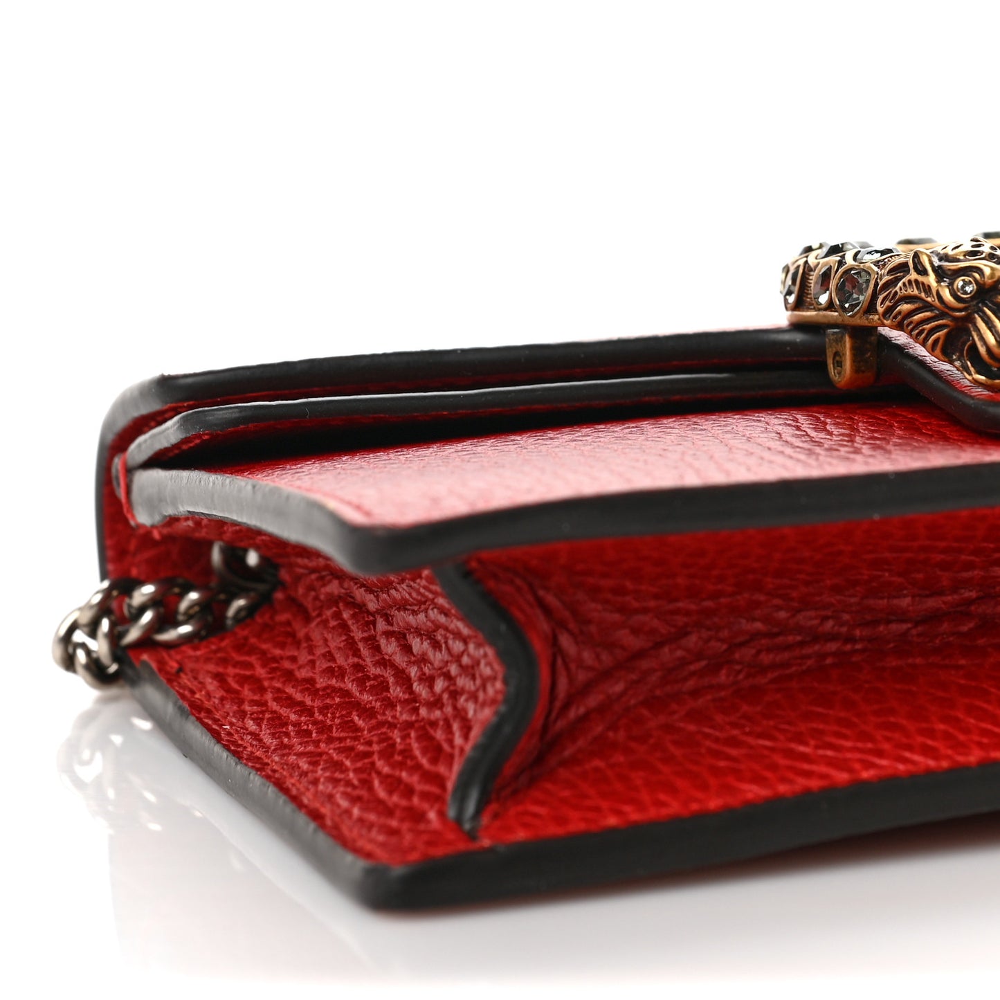 Calfskin Super Mini Dionysus Shoulder Bag Hibiscus Red