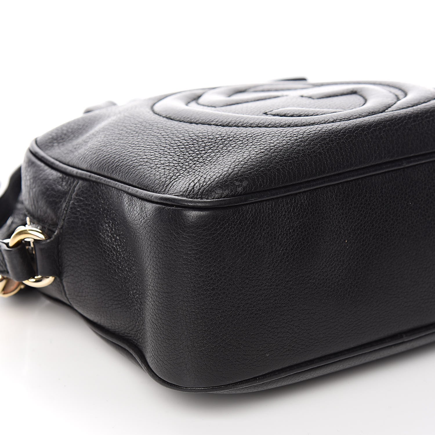 Gucci Pebbled Calfskin Small Soho Disco Bag Black 8 of 10