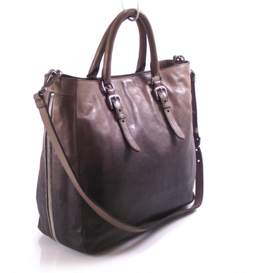 Prada CERVO ZIPPER TOTE 3 of 13