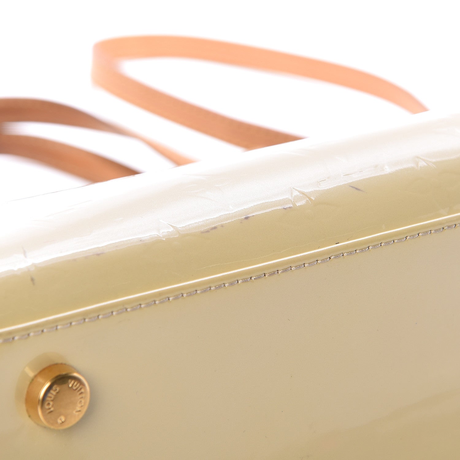 Louis Vuitton Vernis Brea MM Blanc Corail 12 of 16