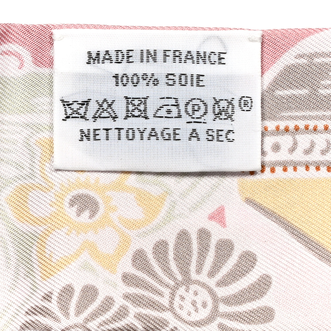 Silk Bingata Twilly Vieux Rose Vert De Eau