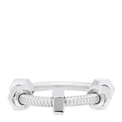 Cartier 18K White Gold Ecrou De Cartier Ring 58 8.5 1 of 4
