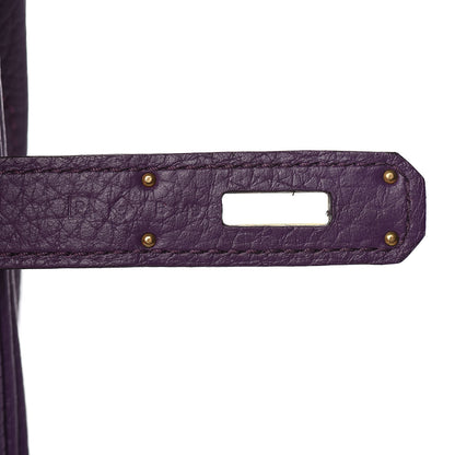 Hermes Togo Birkin 30 Ultraviolet 19 of 33